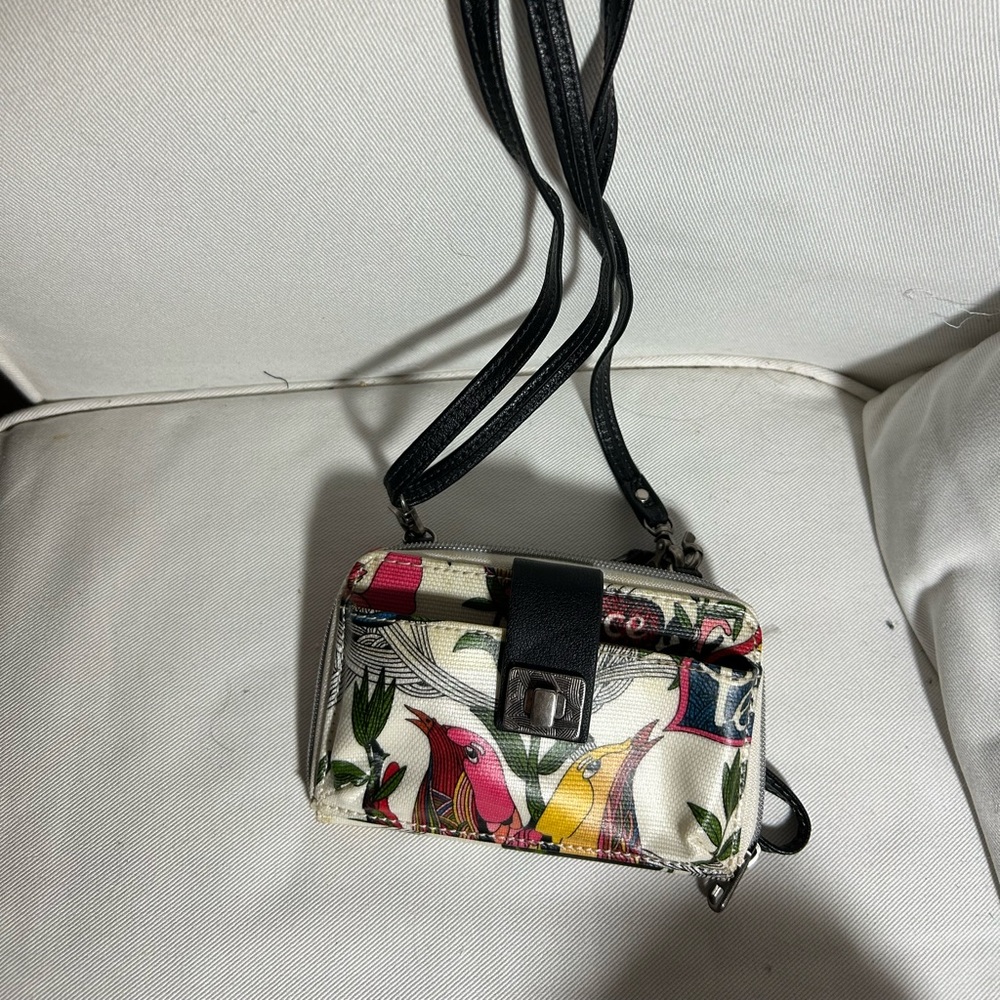 Sakroots Peace Convertible Crossbody/Wristlet.